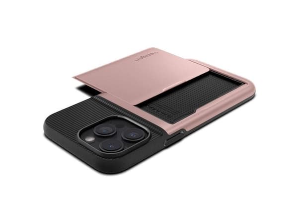 Spigen Slim Armor CS-skydd till iPhone 15 Pro Max - rosa