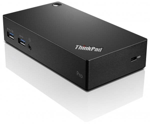 Lenovo ThinkPad USB 3.0 Pro Dock - Dockningsstation - USB - DP, DVI - 1GbE - 45 Watt - Danmark