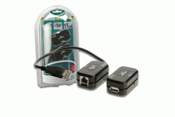 DIGITUS DA-70139-2 Transmitter and Receiver Units - USB-utvider - USB, USB 2.0 - opp til 45 m