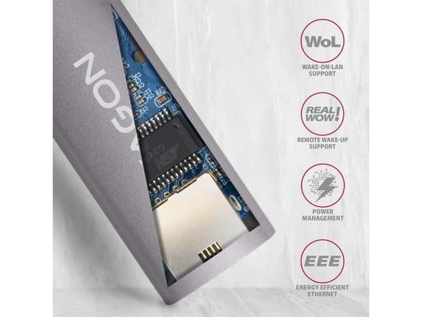 AXAGON - Nätverksadapter - USB-C 3.2 Gen 1 - Gigabit Ethernet x 1