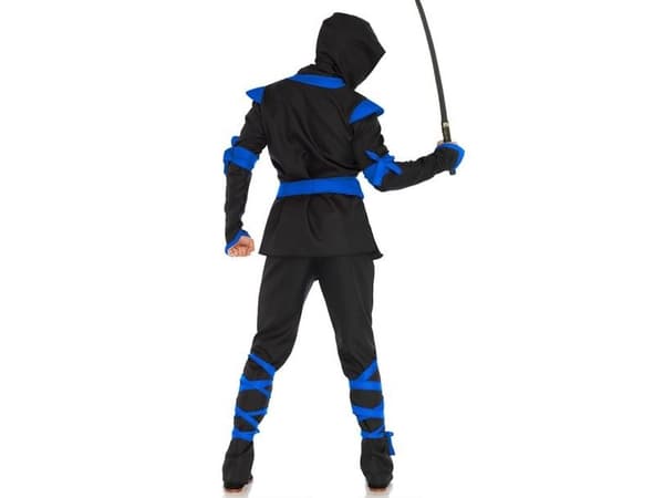 Ninja Assassin-kostym, blå