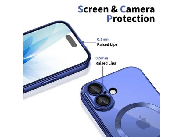 MAGFLEX Magsafe iPhone 17 Shiny Mist Blue