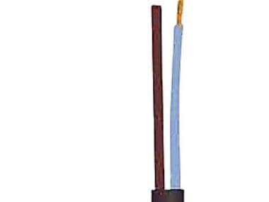 Plastkappeledning PKL 2X0,75 sort Sp100 - (100 meter)