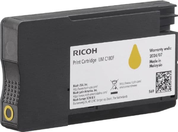 Ricoh - Gul - original - tonerkassett