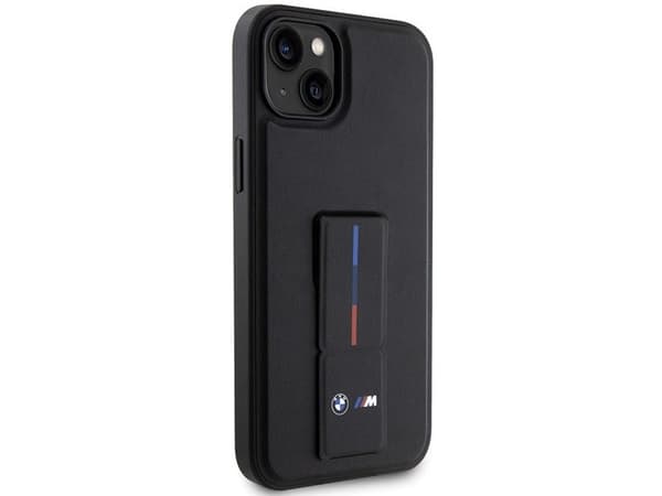 BMW Grip Stand Hot Stamp-etuiet til iPhone 14 Plus / 15 Plus