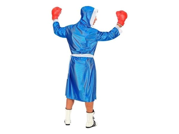 Blåt bokser kostume