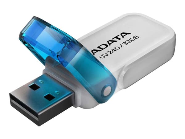 ADATA UV240 - USB flash-enhet - 32 GB - USB 2.0 - vit