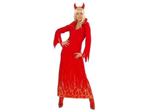 Glittrande djävulskostym