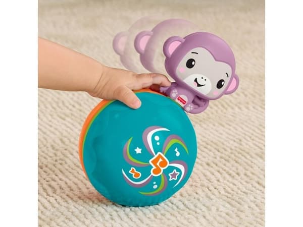 Fisher-Price Crawl & Go Purple Monkey