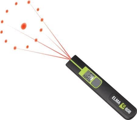 ELMA INSTRUMENTS Elma 608 Mini infraröd termometer i pennformatMedpraktisk cirkellasermärkning