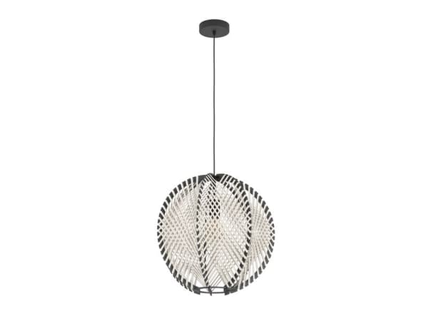 EGLO WAVERTON pendellampe Ø480 E27 sort/tre/hvit