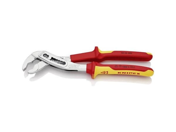 Knipex Alligator, Polygriptång, Krom, Röd, Gul, 250 mm, 374 g
