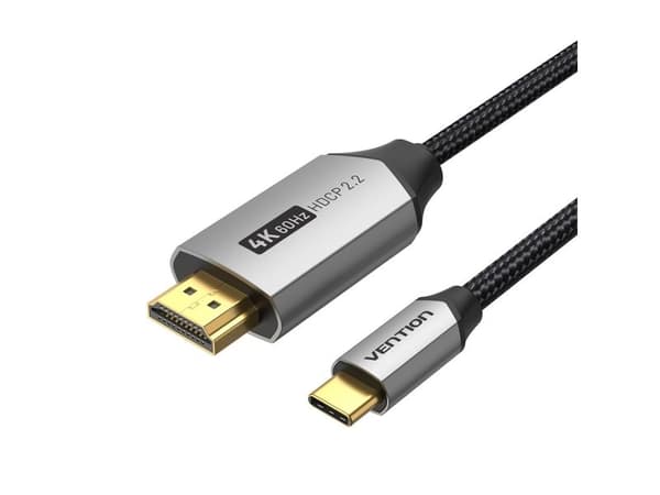 Kabel USB-C do HDMI 2m Vention CRBBH (Czarny)