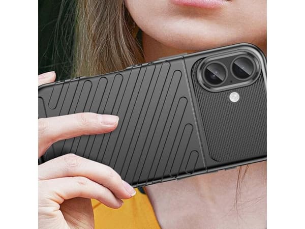Thunder-skal för iPhone 17 - svart