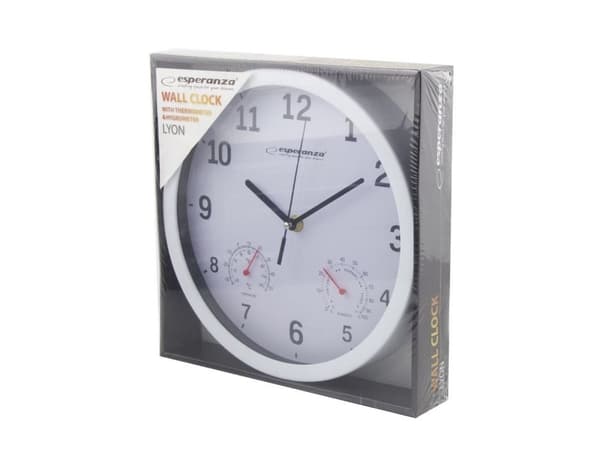 Esperanza LYON - Klocka - kvarts - väggmonterbar - 25 cm