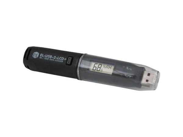 Lascar Electronics EL-USB-2-LCD+ Multi-datalogger mål temperatur, luftfuktighet -35 til 80 °C 0 til 100 % RF