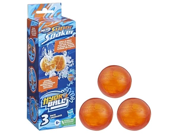 Nerf Super Soaker Hydro Balls 3-Pack, vattenleksak