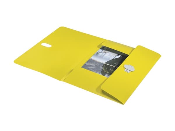 3-flap mapp Leitz Recycle A4 PP gul - (10 st.)