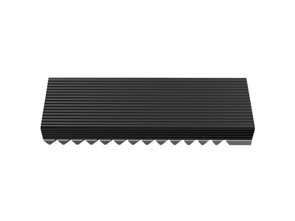 Jonsbo M.2-3 GREY, Kjøleribbe/Radiator, Sort, Grå