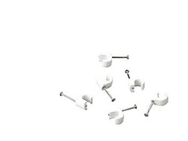 Clippar för TC 5-7/20 mm vit - (100 st)