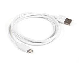 OWC NWTCBLUSBL1MW, 1 m, Lightning, USB A, Vit, iPhone, iPad, iPod