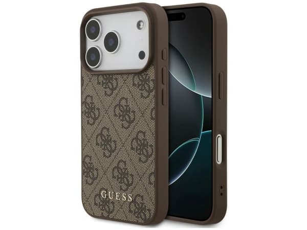 Guess 4G Classic Case for iPhone 17 Pro / 18 Pro - Brown