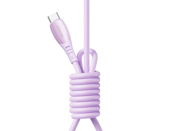 Joyroom S-A59 Vibrant USB-C–USB-C-kaapeli 1,2 m – violetti