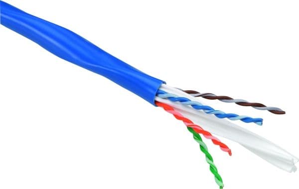 Netconnect datakabel Cat 6A U/UTP 500 MHz 305 m blå LSZH CPR: Dca s2-d2-a1 typ: CS44Z3 (4x2xAWG23)