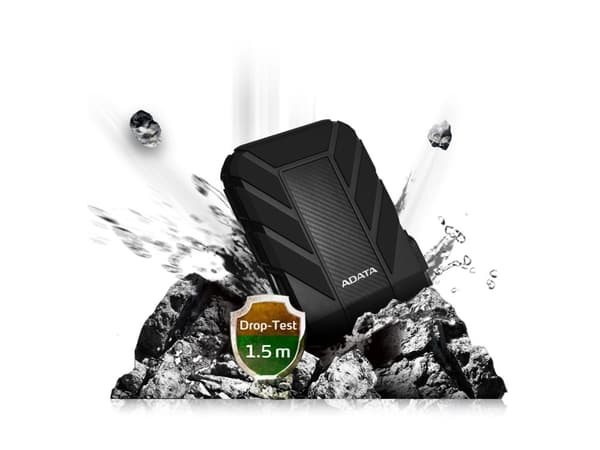 ADATA HD710 Pro - Hårddisk - 4 TB - extern (portabel) - USB 3.1 - svart