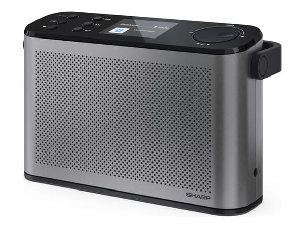 Sharp Osaka DR-P540 - Bärbar DAB-radio - inget operativsystem - åskmolnsgrå