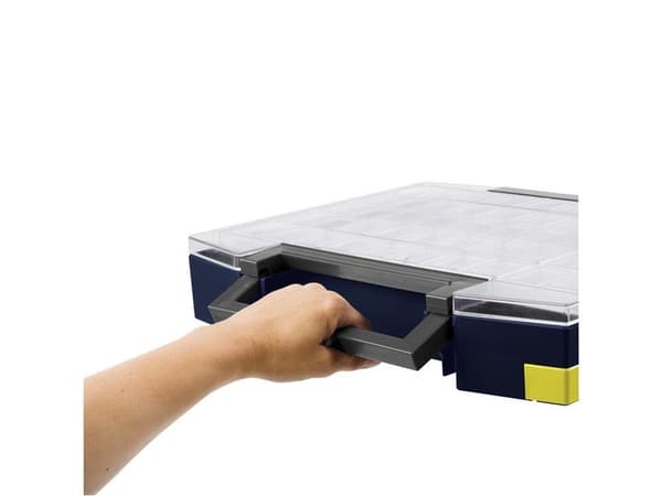 raaco Boxxser 55 5x5-15, Polykarbonat, 928 g, Blå