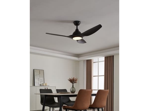 EGLO TUNITAS ventilator Ø1320 TW DC svart