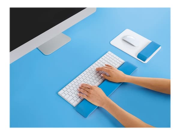 Leitz Ergo WOW - Håndleddsstøtte for tastatur - blå