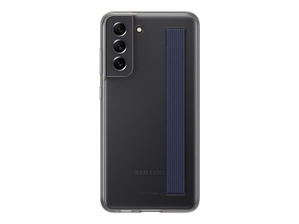 SAMSUNG S21 FE Clear Strap Cover Dark Grey