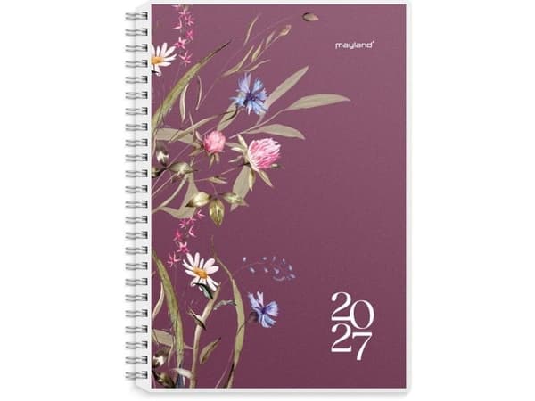 A5 veckokalender tvärformat med 4 illustrationer 2027