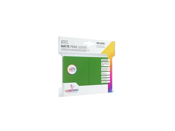 GameGenic Matte Prime Sleeves grønn