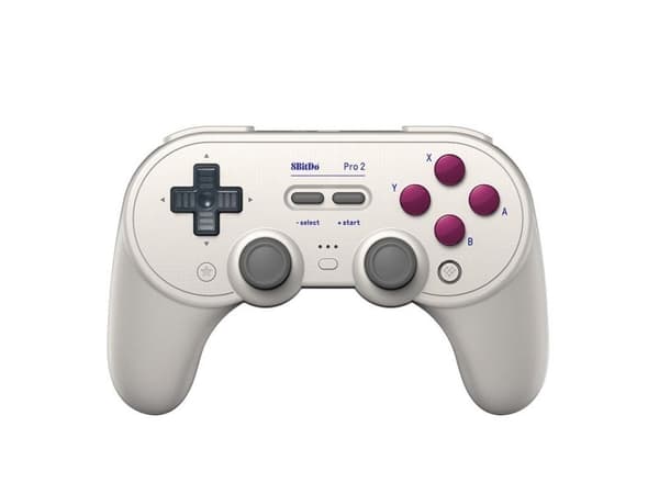8Bitdo Pro 2 - Håndkonsoll - trådløs - Bluetooth - G klassisk - for Nintendo Switch, PC, Steam, Android, Raspberry Pi