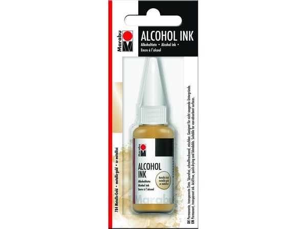 SmartMax Alcohol Ink 20 ml, metallisk gull 784