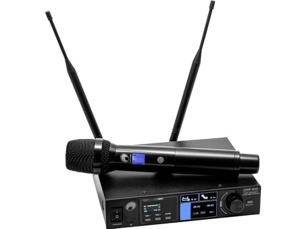 Omnitronic UHF-601 langaton mikrofonisarja musta