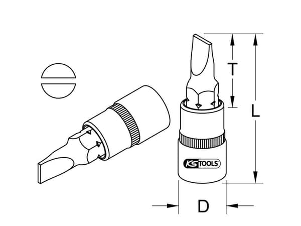 KS Tools hylsnyckel 12 mm 9171394