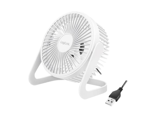 ZUB Logilink USB-fläkt 15.24 cm vit