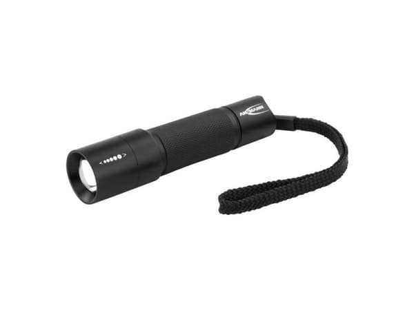 Ansmann M100F, Lommelykt, Sort, Knapper, Rotasjon, 1 m, IP54, 1 lamper