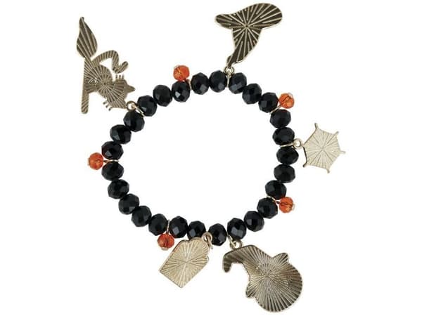 Sort halloween armbånd