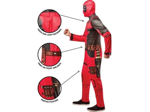Deadpool-kostym för vuxna