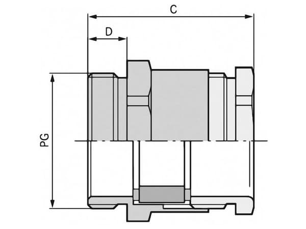 Lapp SKINDICHT 52005500, Rustfrit stål, Nikkel, 1 stk