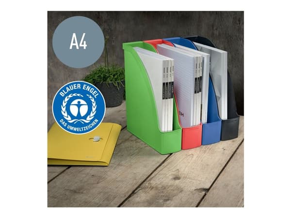 Leitz 24765050, Polystyreeni, Vihreä, A4, A4, A4+, Muotokuva, 78 mm