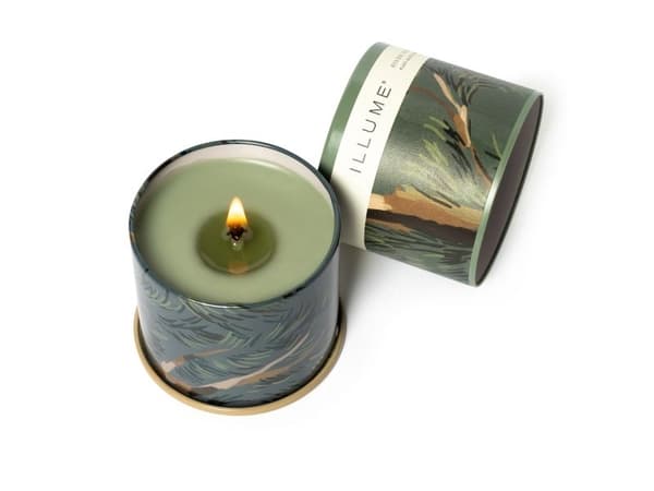 ILLUME Hinoki Sage Vanity Tin Duftlys, Grøn,