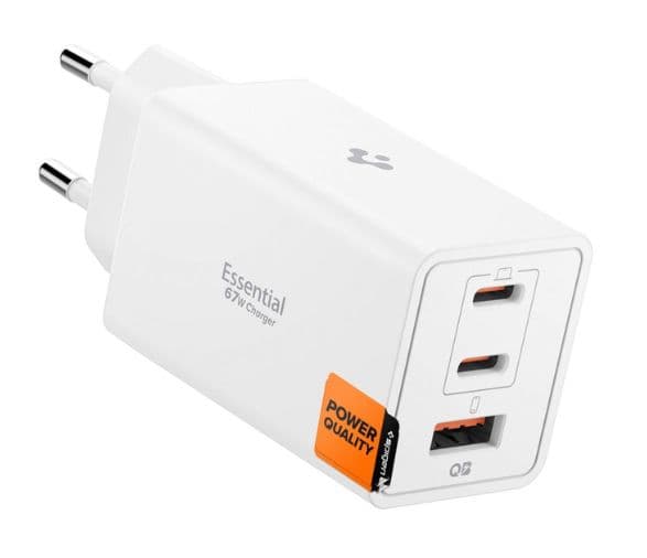 Spigen Essential EE673EU, Innendørs, AC, Hvit