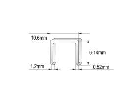 YATO HAMMER STIFTE 6-10 7004