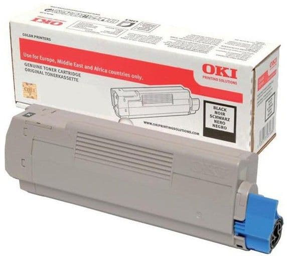 OKI - Svart - original - tonerpatron - for C612dn, 612n